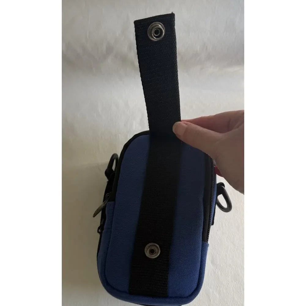 HP Hewlett Packard Camera Case Soft Blue 35mm (missing Strap)